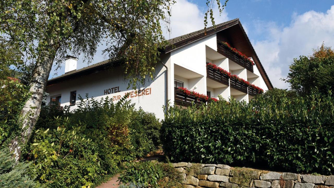 Hotel Garni Zur Weserei คานดาร์น ภายนอก รูปภาพ